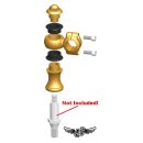 DBBP, radical retro brass risers. For Springers