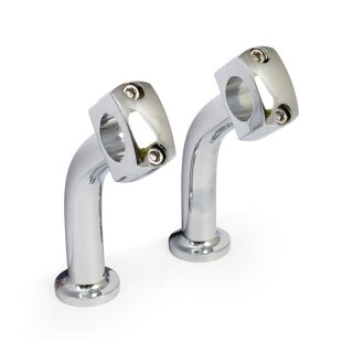 Chrom Pullback Riser Set 5" für Harley Modelle