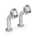 Chrom Pullback Riser Set 5" für Harley Modelle