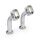 Chrom Pullback Riser Set 5" für Harley Modelle