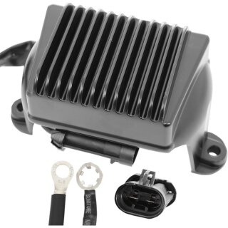 Lichtmaschinen Regler schwarz für Harley FL Touring Modelle 02-03
