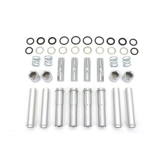 Pushrod Stößelstangen Cover Kit chrom für Harley Dyna Softail Twin Cam 99-17