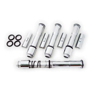 Pushrod Stösselstangen Cover Kit chrom für Harley XL Sportster 04-20