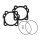 James cylinder head & base gasket kit. 3-7/8" bore MLS