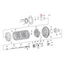 Retaining ring, clutch adjuster plate