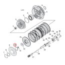 Retaining ring, clutch adjuster plate