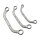Curved box end wrench set. 3-piece