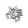 Pinion shaft (right side) crankcase rollers, +.0006"