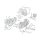 Pinion shaft bearing, Sportster. White/Gray