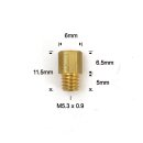 EBC Mikuni hex head main jets 4/042, size 310