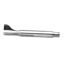 Paughco, universal Dago Style Fishtail muffler. 22-1/2"