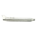 Paughco, smooth 3" Rocket Fishtail  muffler....