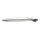 Paughco, FLT Turn Out muffler 31" long. Left. Chrome