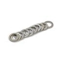 Goodridge brake line washers, 3/8" (10mm). Aluminum