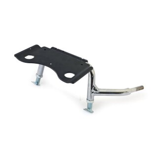 Adjustable center stand. Chrome