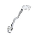 Hydraulic brake pedal. Chrome