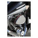 K&N street metal high-flow air intake Flux, chrome
