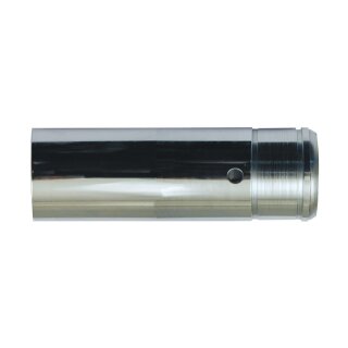 Fork tubes 39mm, 21-3/8". Show chrome
