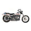 Paughco, Shorty exhaust Goose Cut (38"). Chrome