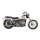 Paughco, Shorty exhaust Goose Cut (38"). Chrome
