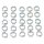 CRIMP HOSE CLAMP, 11/16 INCH ID