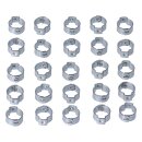 CRIMP HOSE CLAMP, 1/2 INCH ID