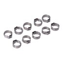 CRIMP HOSE CLAMP, 5/8 INCH ID