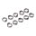 CRIMP HOSE CLAMP, 5/8 INCH ID