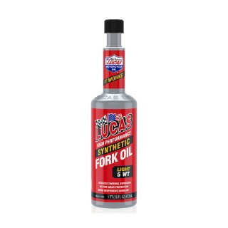 Lucas, synthetic fork oil 5W. Light