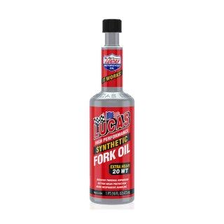 Lucas, synthetic fork oil 20W. Extra heavy