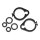 CLUTCH CABLE CLAMPS