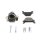 OEM Style Ersatz Bremssattel Hinten Chrom für Harley Modelle 87-99
