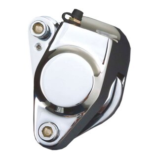 OEM Style Ersatz Bremssattel vorne links chrom für Harley 84-99