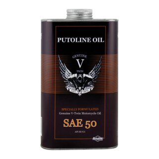 Putoline, SAE 50 mono grade mineral motor oil. 1 liter