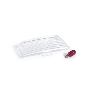 REAR FENDER TIP LENS CLEAR