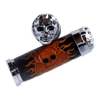 Leather outlet harley grips