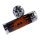 Handlebar grip set Cushion skull leather