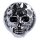 Handlebar grip set Cushion skull leather