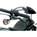 Lenker Armaturen Handhebel Set schwarz für Harley Dyna Sportster Softail 96-17