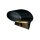 License plate light Oval, black. ECE appr.