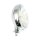 Flatty spotlamp, 4 1/2 inch, chrome