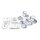 Striker, slotted side mount headlamp bracket assembly. Clear
