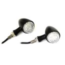 12V LED Colorado Blinker Set schwarz EC-geprüft für Harley Custom