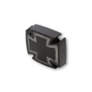 LED Rücklicht Highsider Gothic Iron Cross schwarz...
