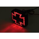 LED Rücklicht Highsider Gothic Iron Cross schwarz für Harley