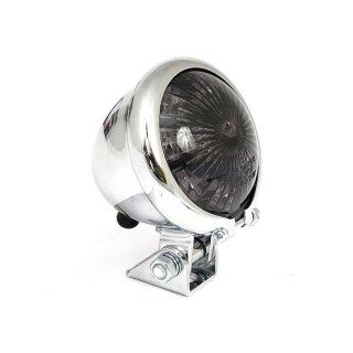 Bates Style Bobber LED Rücklicht chrom getönt  E-gepr.