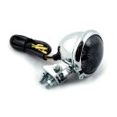 Bates Style Bobber LED Rücklicht chrom getönt...