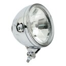 5 3/4 Zoll Hauptscheinwerfer Skyline H4 Chrom LED Standlichtring, E-Geprüft
