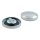 Tankdeckel Gas Cap Set Late Style Chrom für Harley 36-82