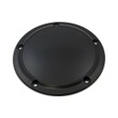 Derby Cover 5 Hole stepped schwarz für Harley Dyna...